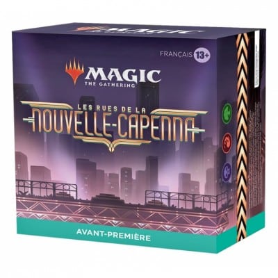 34040-jeux-de-cartes-a-collectionner-magic-the-gathering-booster-1-1.jpg Famille Cabaretti - Les rues de la Nouvelle-Capenna - Rouge / Vert / Blanc - Booster Pack d'Avant Première FR