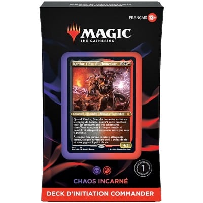 Chaos incarné - Noir/Rouge - Deck d'initiation Commander FR