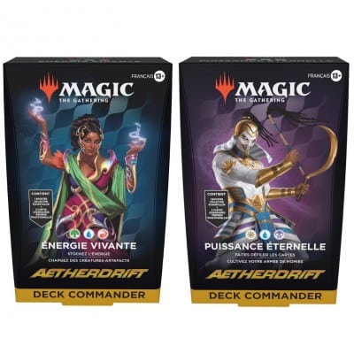 Aetherdrift - Deck Commander - Lot de 2 decks différents FR