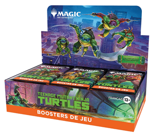 boosterfrr Teenage Mutant Ninja Turtles - Display de boosters de Jeu - FR